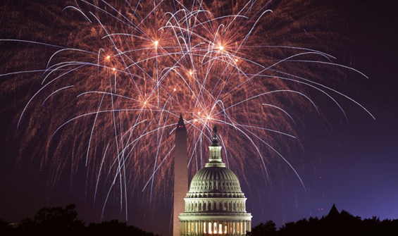 artificii ziua Americii